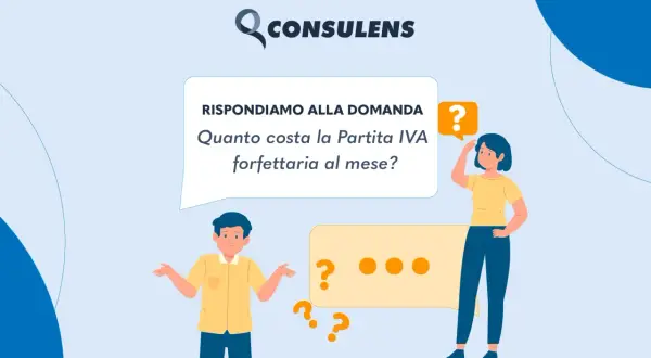 Due persone perplesse si chiedono i **costi di gestione** della Partita IVA forfettaria.
