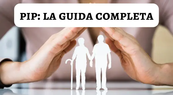 Mani proteggono una coppia di anziani stilizzati, simbolo di un piano individuale pensionistico (PIP) sicuro e completo.