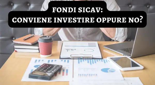 Uomo analizza grafici e dati finanziari. Cosa sono i fondi SICAV e se conviene investire.