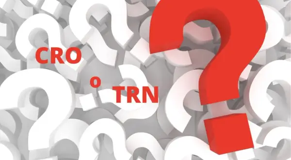 Domande su CRO o TRN per un bonifico? Un grande punto interrogativo rosso domina la scena tra tanti punti interrogativi bianchi.
