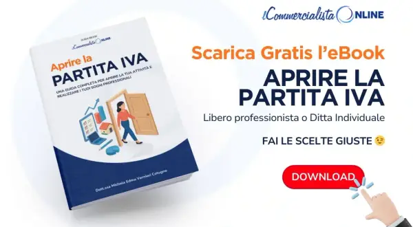 Guida eBook "Aprire la Partita IVA" per liberi professionisti e ditte individuali. Impara cosa è la partita IVA e fai le scelte giuste per la tua attività.
