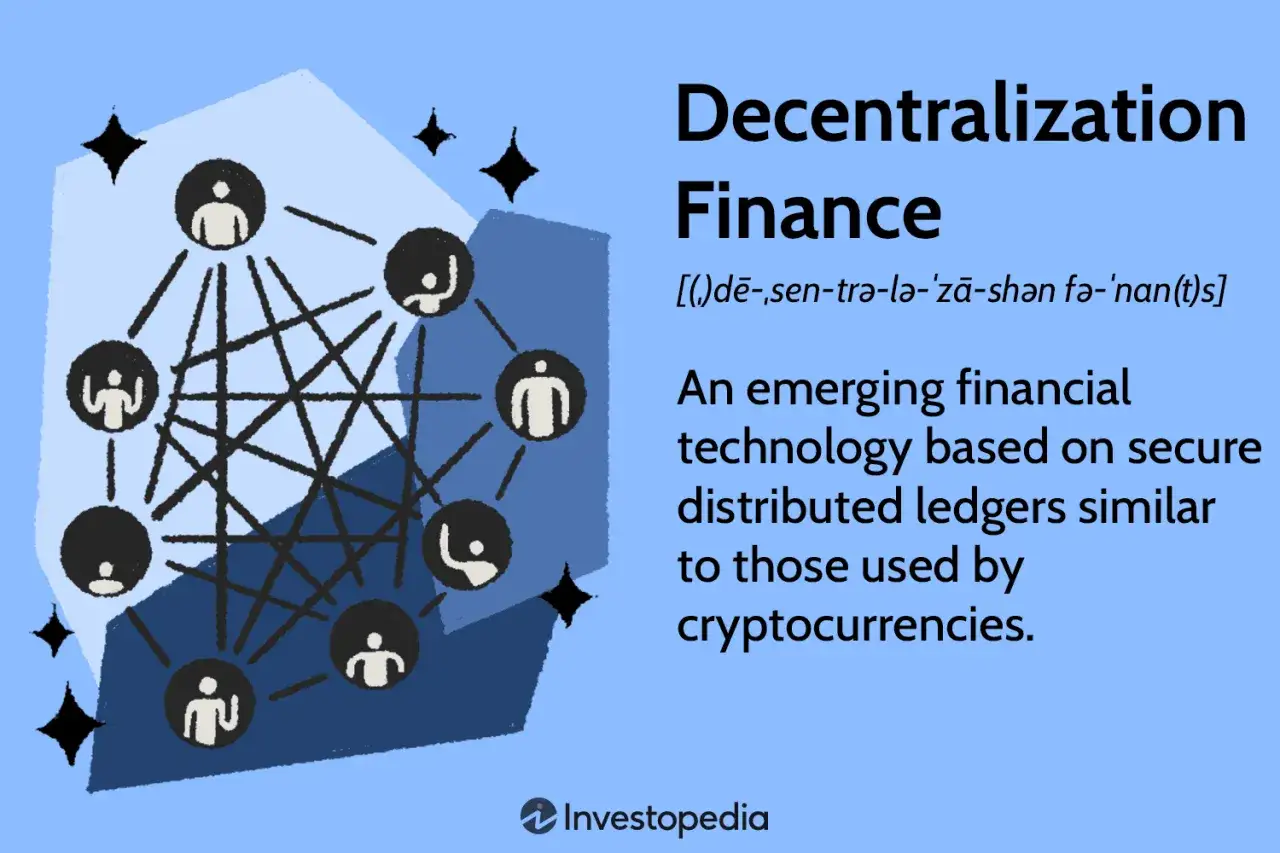 Rete di persone connesse, simbolo della finanza decentralizzata. Tecnologia emergente basata su registri distribuiti sicuri.