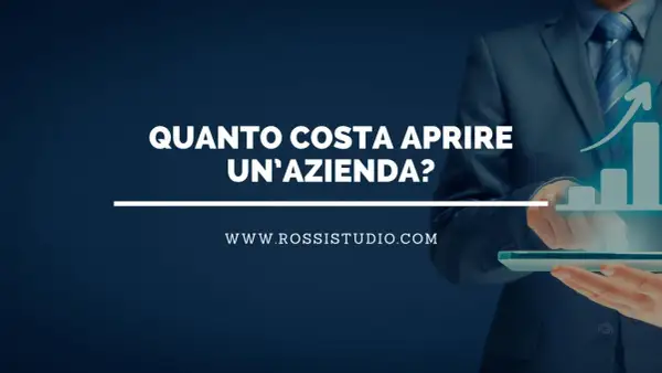 Scopri il costo apertura srl. Un uomo in giacca e cravatta analizza grafici di crescita su un tablet.